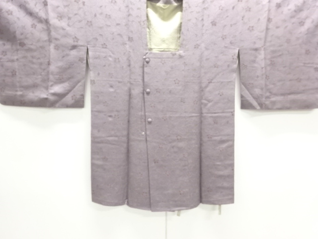 JAPANESE MICHIYUKI COAT / WOVEN FLOWER ARABESQUE